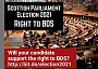 Scottish Parliament Election 2021 Right to BDS