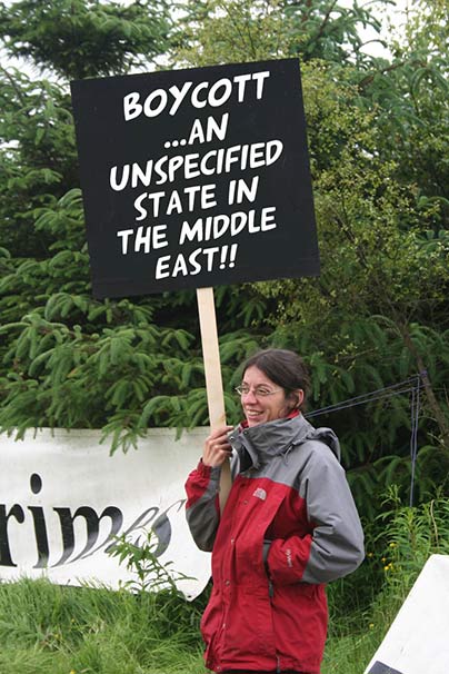 boycott an unspecified state in the middle east