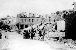 Ayn al Zeitun after being ethnically cleansed by the Yiftach Brigade Ayn al Zeitun after being ethnically cleansed by the Yiftach Brigade