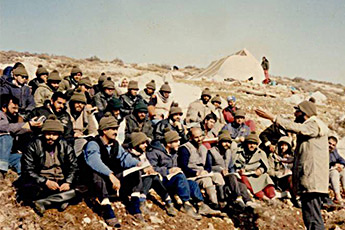 Palestinian deportees at Majd al Zuhur, Southern Lebanon