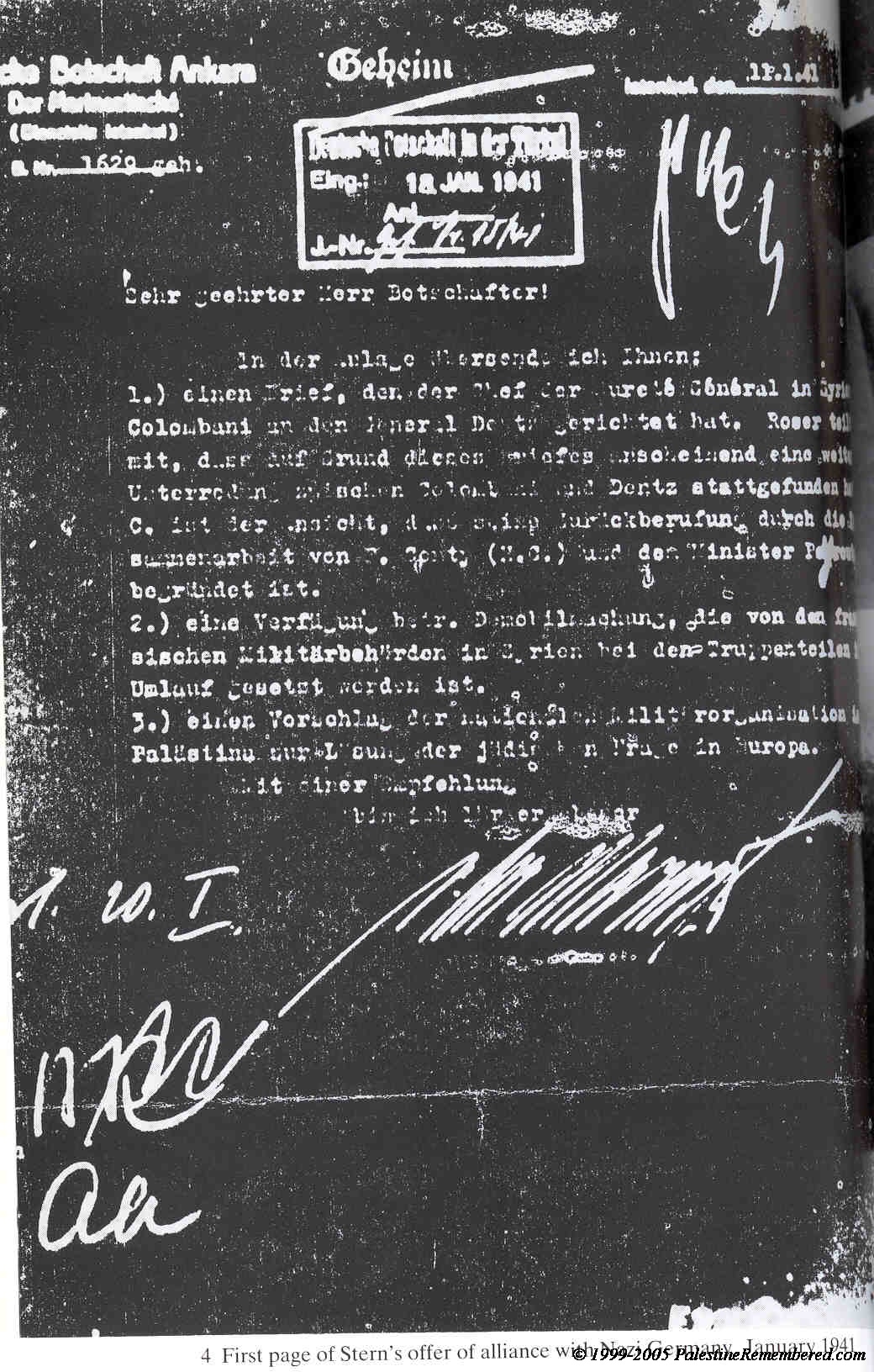 SternGang Doc Nazi Collaborationp1