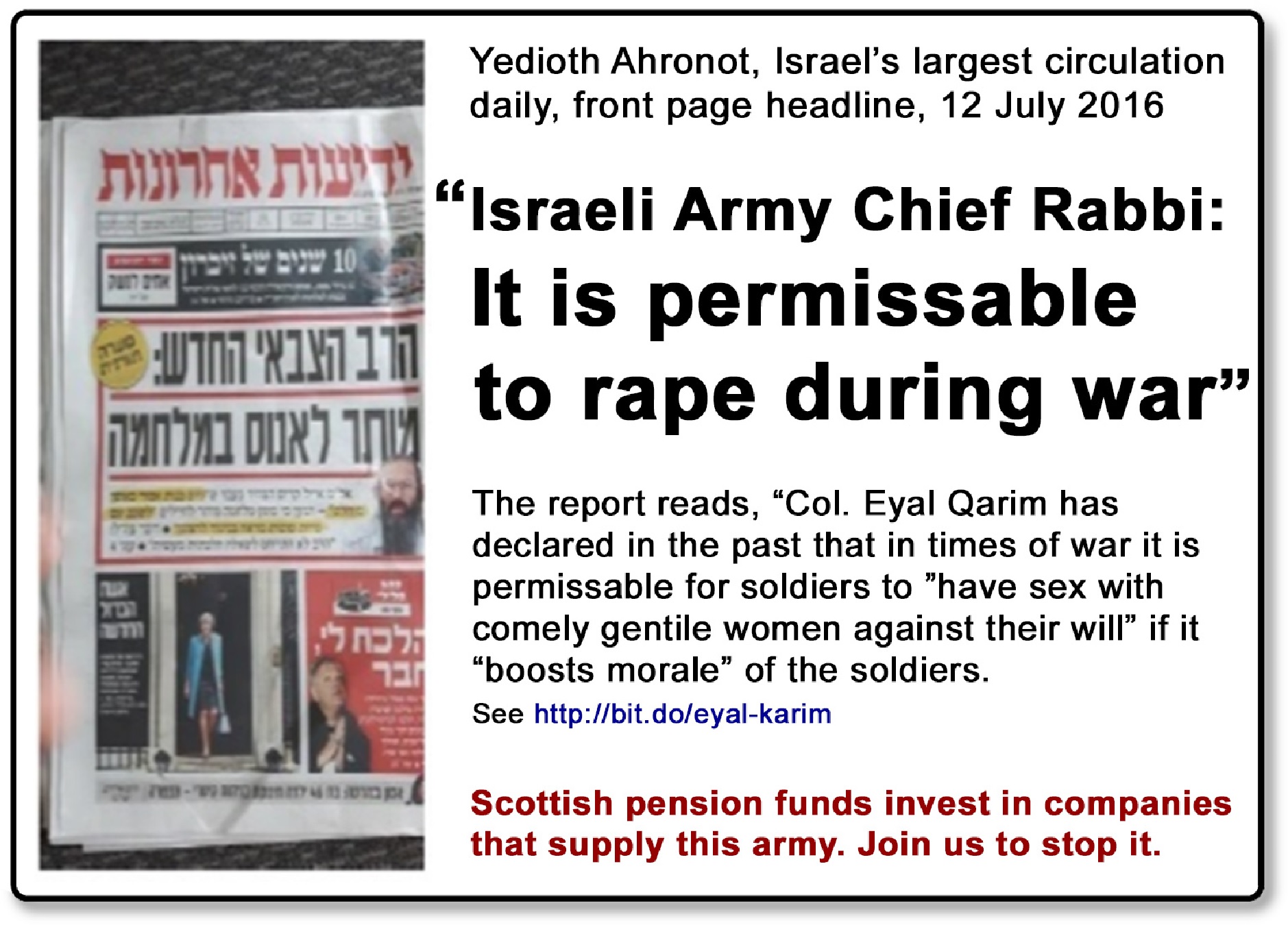 Yedioth Ahronot Eyal Karim