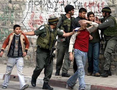 palestinian children arrested