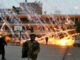 Israel massacres many hundreds of Palestinian men women and children in January 2009
