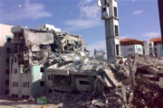Gaza University - labs and classrooms bombed by Israel