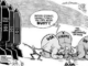 A supposedly anti-Semitic cartoon according to Scottish Zionists