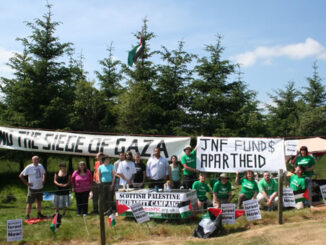 Growing protests against racist JNF