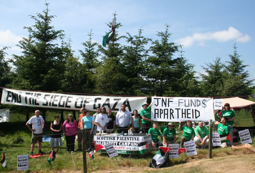 Growing protests against racist JNF