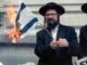'Anti-Semite' burns Israeli flag
