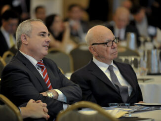 Murdoch and Israeli Finance Minister at Invest Israel Conference 10 Sep 2012