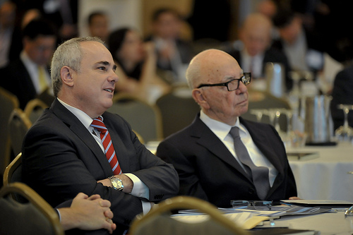 Murdoch and Israeli Finance Minister at Invest Israel Conference 10 Sep 2012