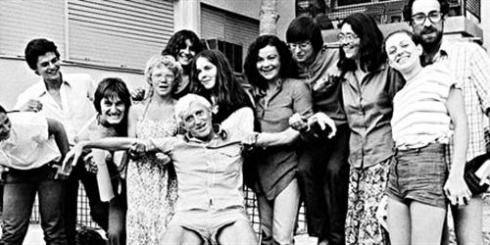 Savile in Israel in 1975