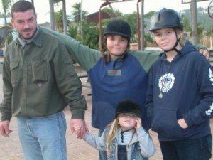 Ziad and his daughters