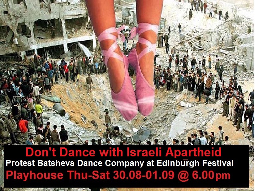 Dancing for 'Brand Israel' -  'a bow tie about throat cancer'