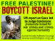 We campaign with others for a mass boycott campaign against the apartheid state of Israel