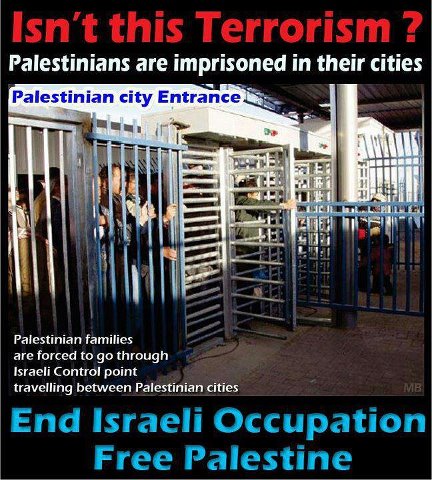 Military checkpoints like this stop Palestinians getting together, including musicians