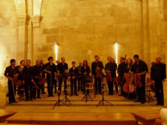 Half the Ramallah Orchestra at St Anne Church