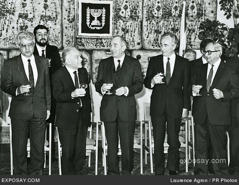 Dead but not forgotten: a late obituary to Yitzhak Shamir (3rd from left) - a pro-Nazi who became Prime Minister of Israel