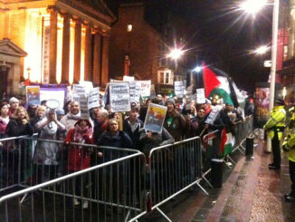 Protests outside and inside Batsheva performances in Edinburgh kick off their UK tour and UK-wide protests