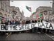 This SPSC banner has been out on demonstrations so many years