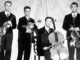 Three Russian immigrants and one native-born Israeli make up the Jerusalem Quartet, ISrael's only professional string quartet. All were inducted into the Israeli Defence Forces last year. The Quartet is composed of (left to right) Alexander Pavlovsky, Sergei Bressler, Kyril Zlotnikov and Amichai Gross