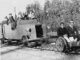 1936: British soldiers on armoured train with two Palestinian human shields
