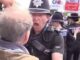 Police keeping calm and maintaining order