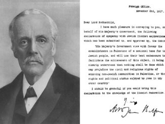 Balfour portrait and declaration