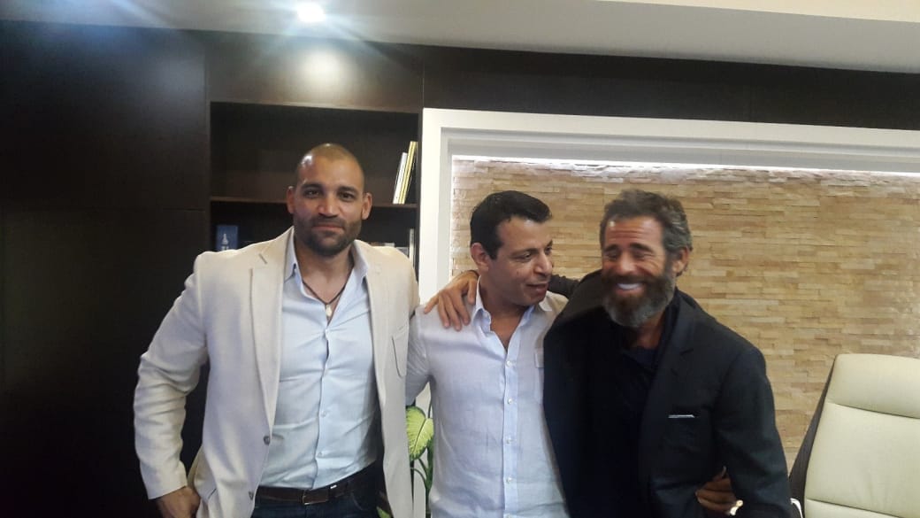 Abraham Golan (R) with his arm around Mohammed Dahlan, CIA-trained Palestinian GolanDahlan