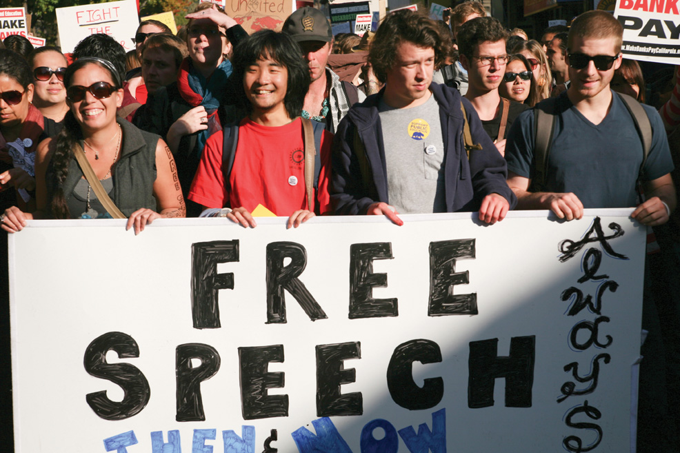 FREE SPEECH UC CAMPUS
