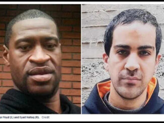 George Floyd and Eyad Hallak