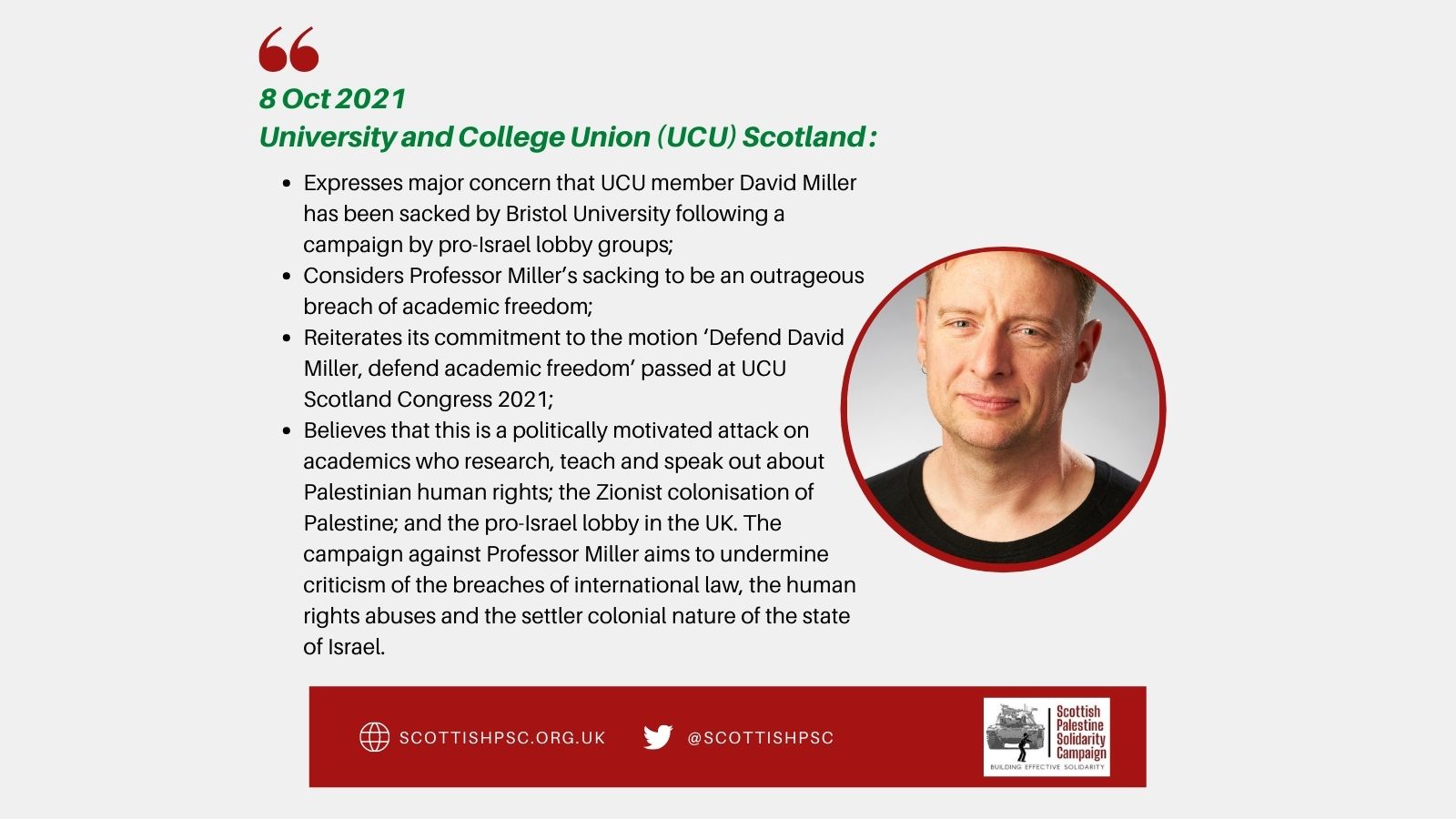 UCU David Miller