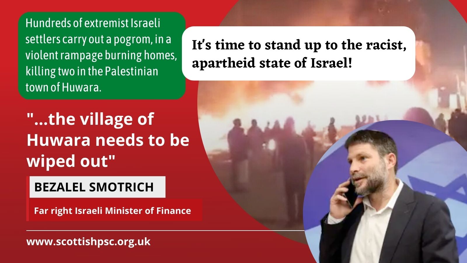 Stand up to apartheid Israel