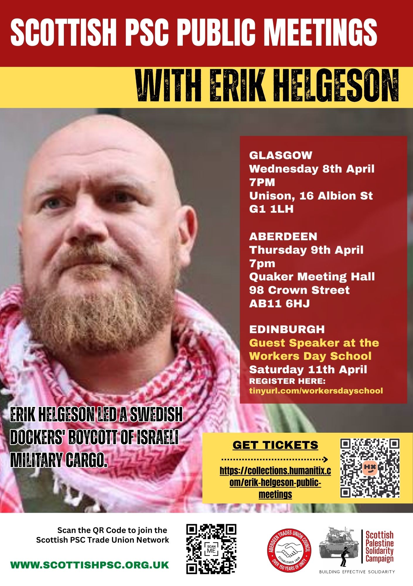 Erik Helgeson Tour Flyer