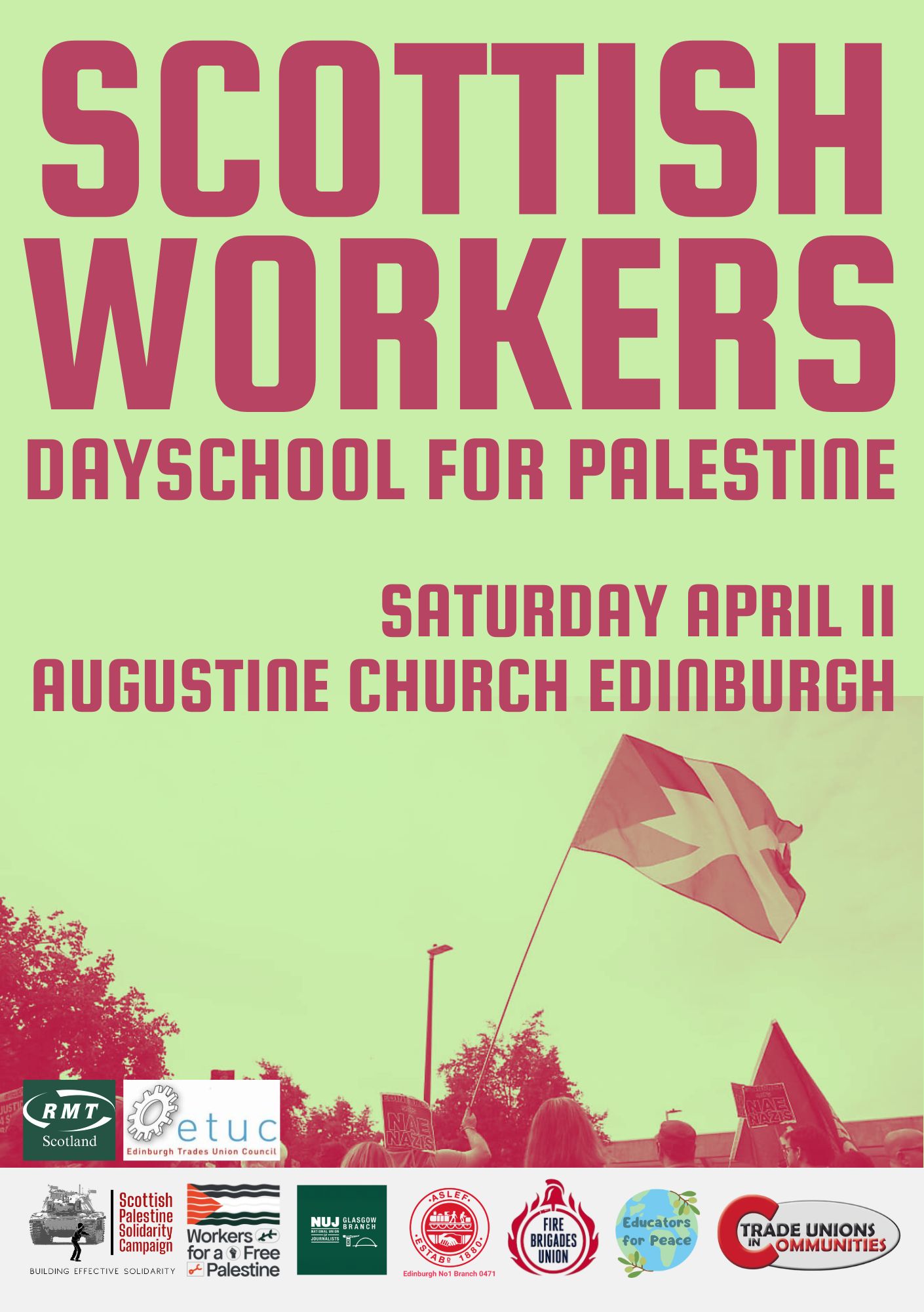 Scottish Workers Day School Flyer