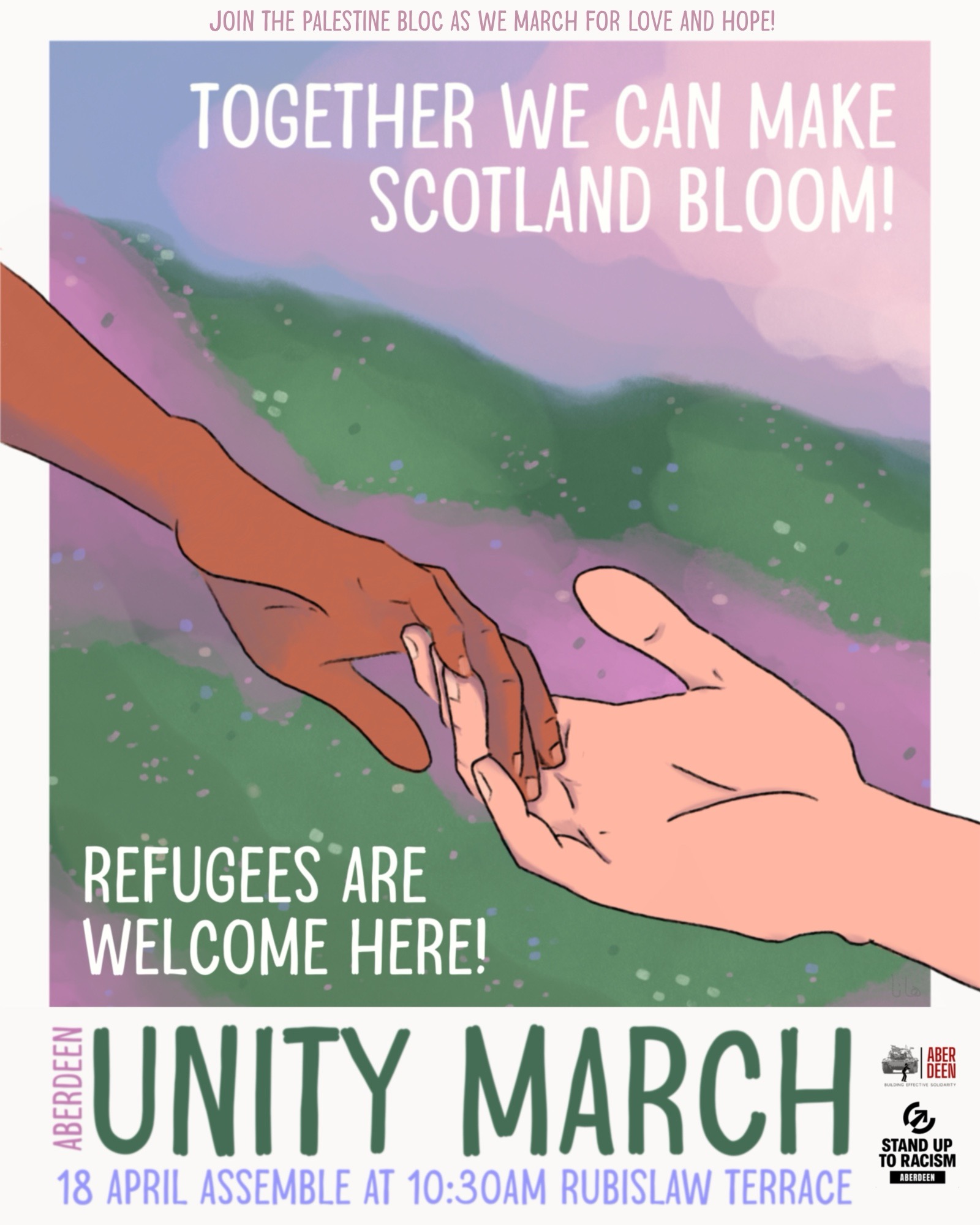 ABERDEEN UNITY MARCH – Join the Palestine bloc