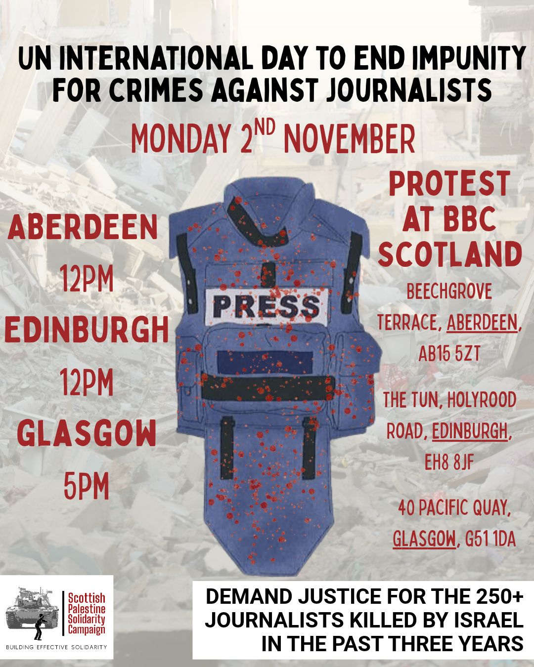 Day of Action: Shame on the BBC!